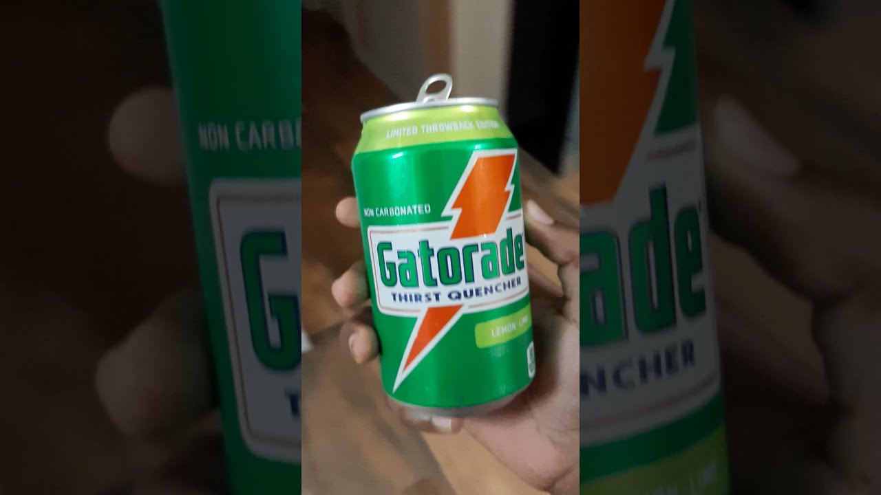 Canned Gatorade review YouTube