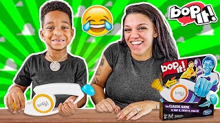 DJ PLAYS BOP IT CHALLENGE WITH MOMMY & DADDY