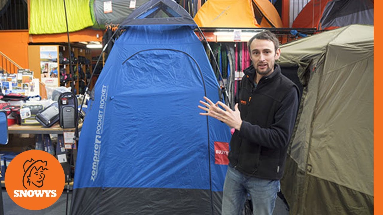 Zempire Pocket Rocket Shower Tent - YouTube