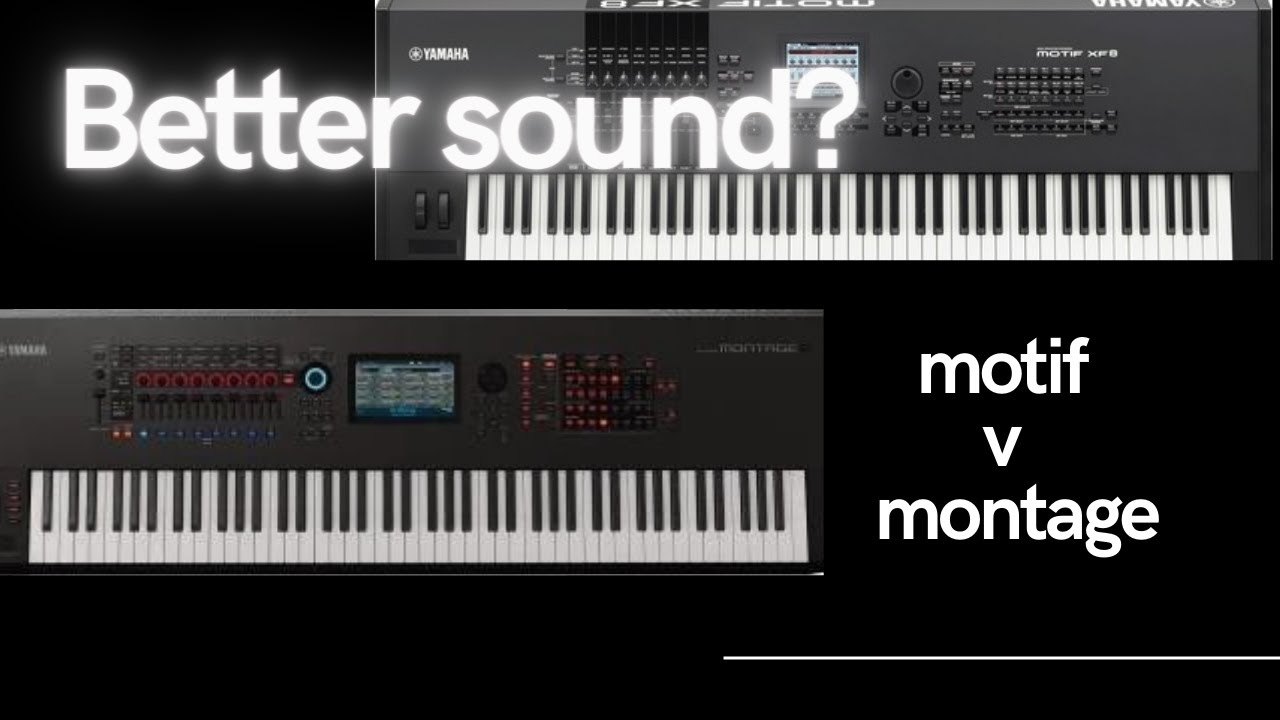 Montage v Motif XF soundcheck