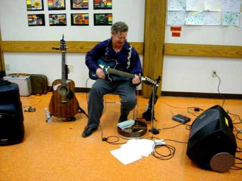 Alexander James Playing one of My Custom Guitars