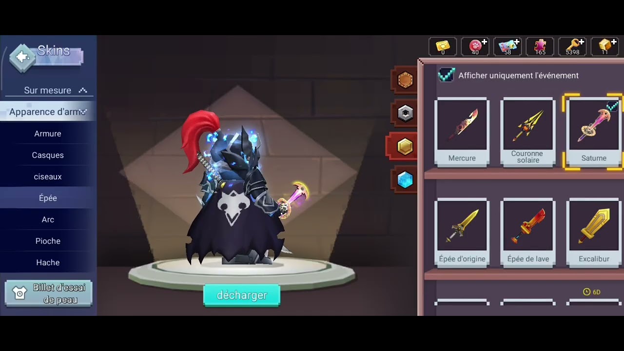 I show you my inventory on Bedwars (@ALEXISNon-StopBlockmanGObmgo)