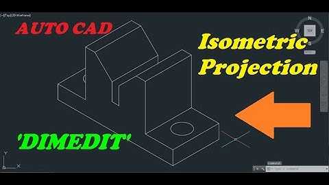 AutoCAD 2018 Isometric drawing | DIMEDIT command | The Engineered Dreams