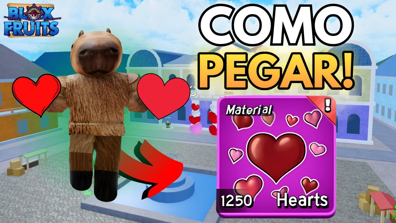 Como Pegar CORAÇÕES no NOVO EVENTO do Dia dos Namorados no Blox Fruits ...