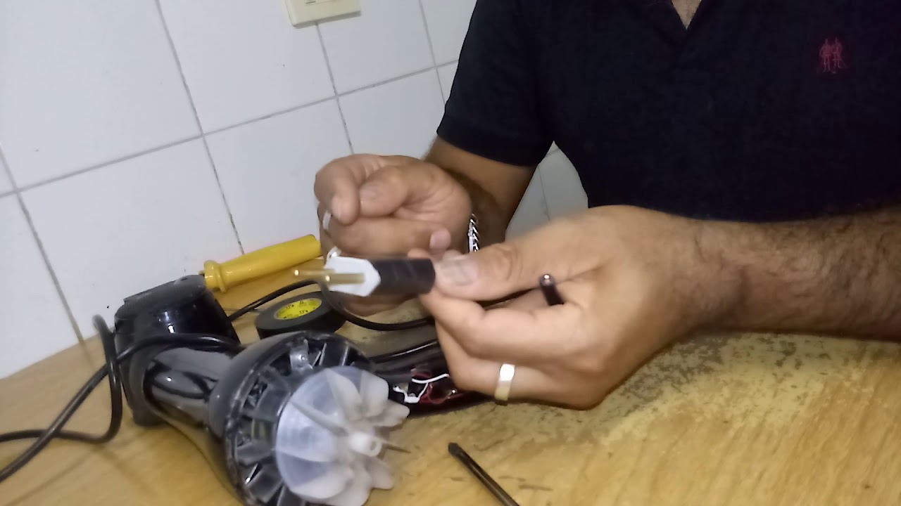 Conserto de secador de cabelo - YouTube