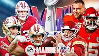 49ers vs. Chiefs Simulation | Super Bowl 58 | Madden 24 Ps5