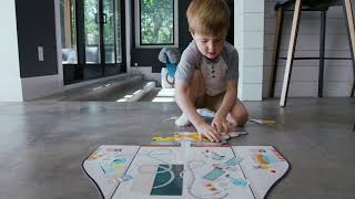 Chuckle & Roar Giant Rocket Shaped Floor Jigsaw Puzzle