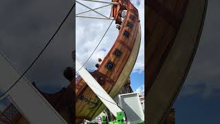 How high does this pirate ship actually go? 🤔 #themepark #amusementpark #shorts