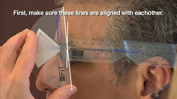 Varilux Measuring Tool  Step 2   Pantoscopic Tilt