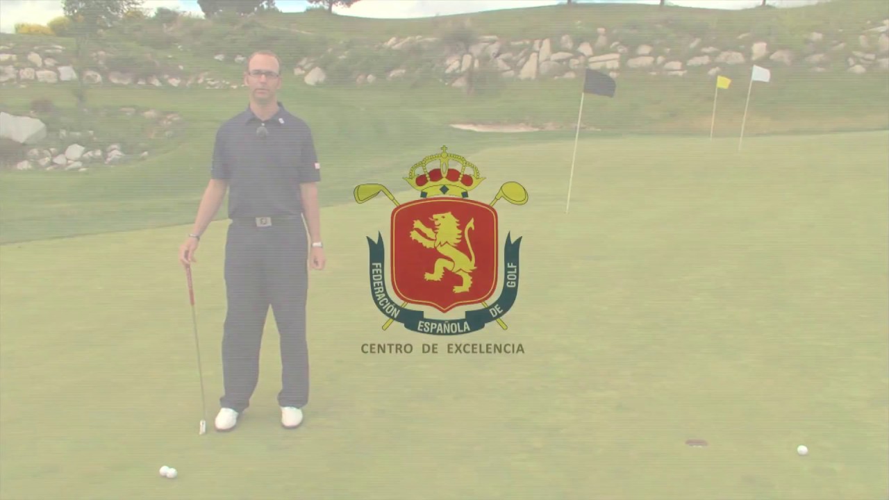 Técnica de Golf: putts sobre una pierna