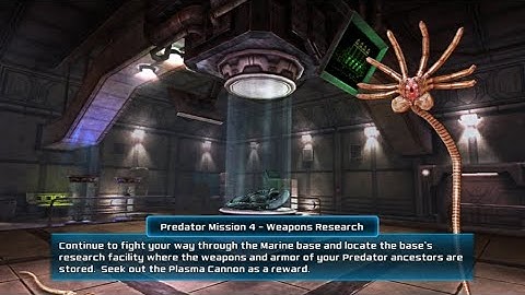 Alien vs Predator Evolution Predator Mission 4 Weapons Research