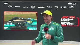 Fernando Alonso Post Qualifying Interview | 2024 Chinese Grand Prix