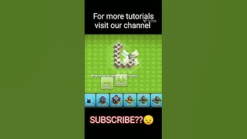 clash of clan // showcase base // how to write O in coc #coc #shorts