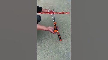 Hardware tool accessories  Oversized screwdriver