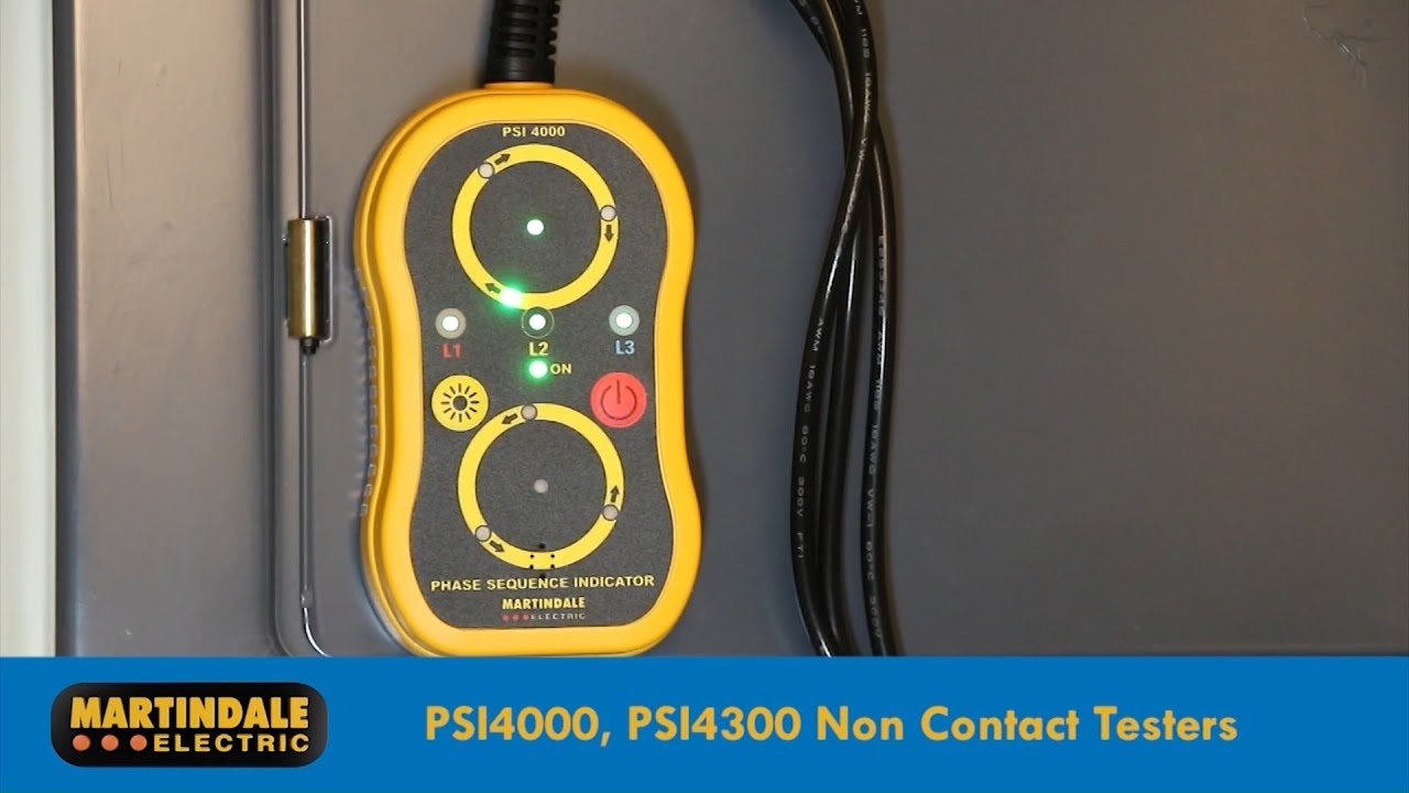 Martindale Phase Rotation testers - YouTube