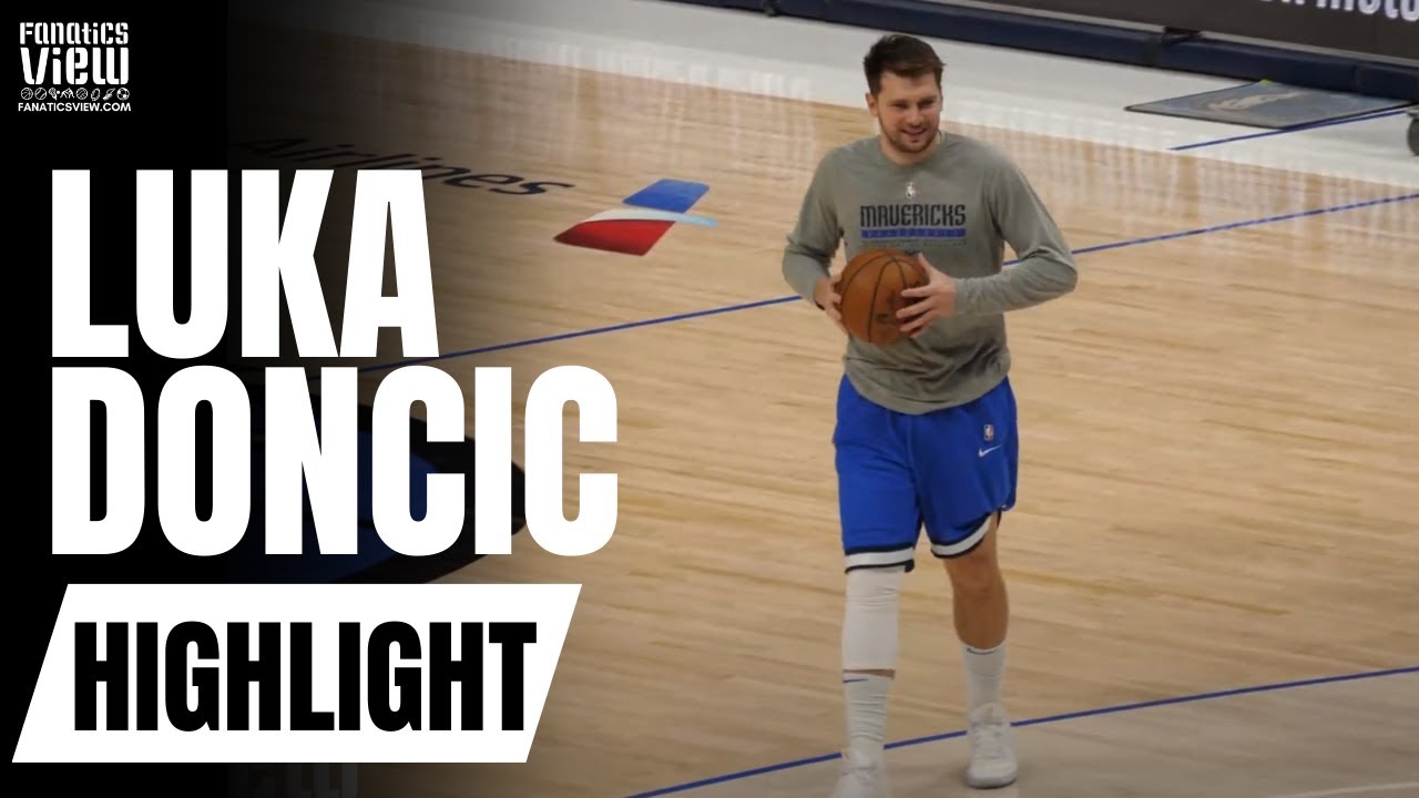 Luka Doncic Knocks Down INSANE Behind The Backboard Trick Shot from ...
