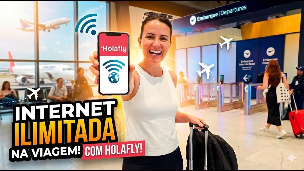 COMO TER INTERNET ILIMITADA FORA DO BRASIL!