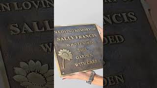 Bronze memorial plaque