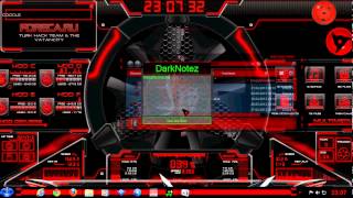 PERFECT RED DARK DESKTOP & THE VATANCİTY 2 (Rainmeter Turkish Design)