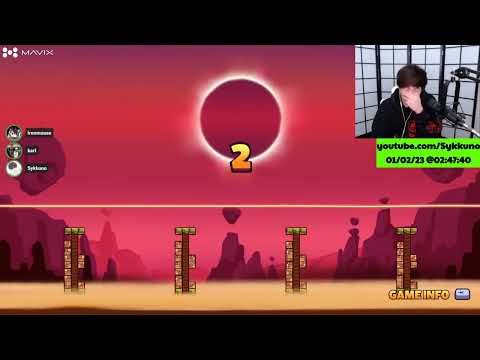 Sykkuno has broken Karl, Foolish, and Ironmouse with Tricky Towers.