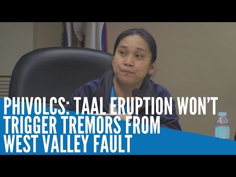 Phivolcs: Taal eruption won’t trigger tremors from West Valley Fault