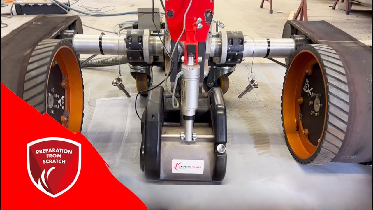 Robotics. Prepper® – Rust removal with the Prepper® Q4