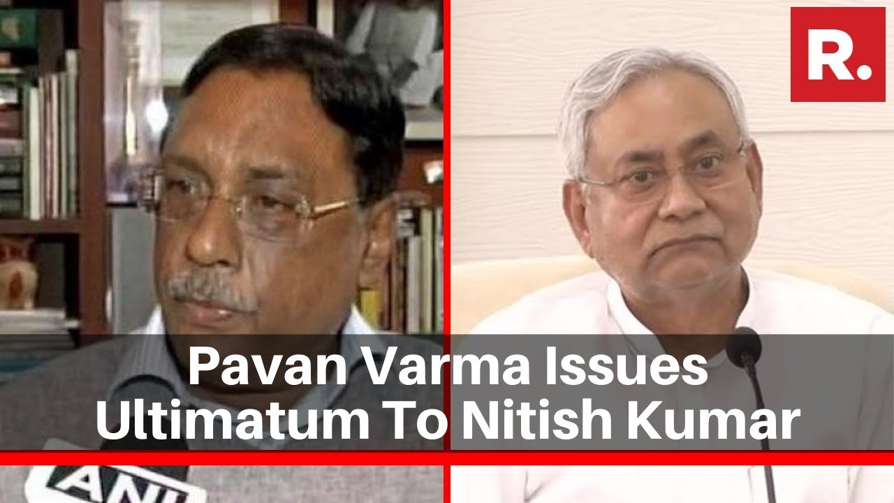 JDU Leader Pavan Varma Issues Ultimatum To Nitish Kumar, Threatens To Quit Party