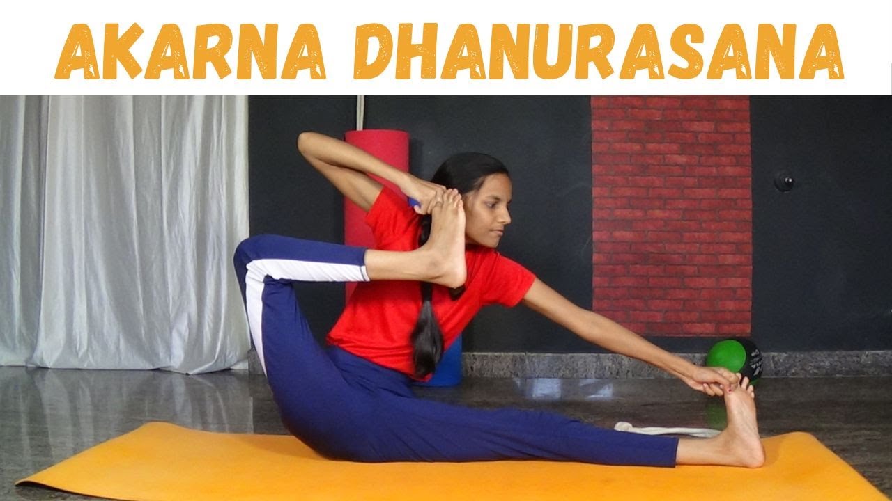 Акарна Дханурасана | Поза для стрельбы | Шаги| Преимущества | Фонд Хамса Йоги