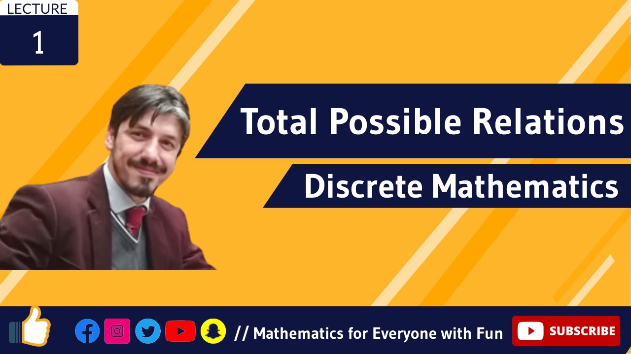 Total Possible Relations from Set A to B | Number of Relations | Tricks ...