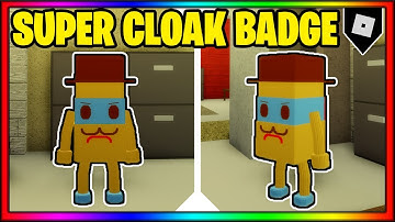 How to get the "SUPER CLOAK" BADGE + SKIN/MORPH in PIGGY RP [W.I.P] || Roblox