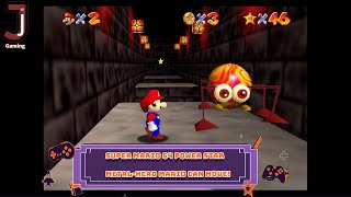 Super mario 64 Metal head Mario can move Course 6 Hazy maze cave screenshot 5