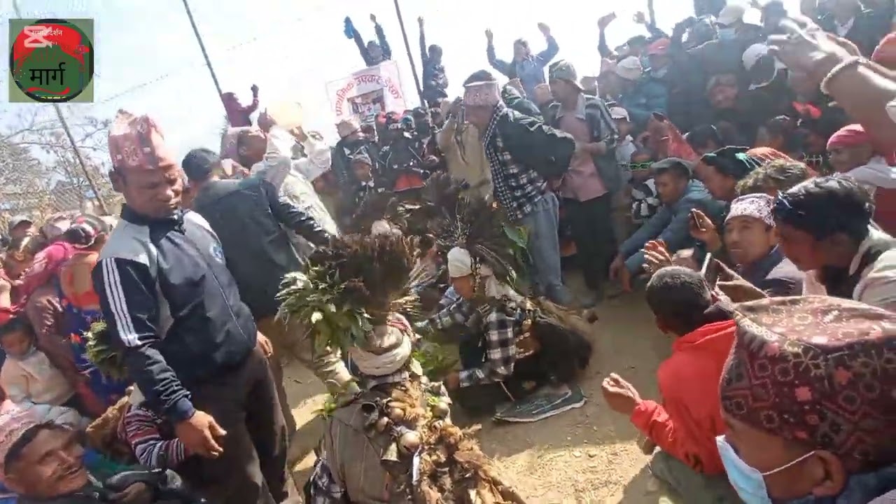 papini mila in jhanki dance (रुकुम पश्चिमको साँखमा लाग्ने पापीनी मेलामा झाँक्री नाच)