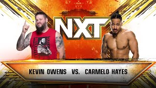 WWE 2K23 - Carmelo Hayes vs. Kevin Owens - WWE NXT Full Match