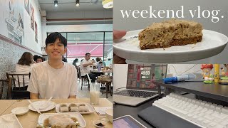 chill weekend vlog | studying, baking, jb day trip (with cost incl!)