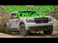 Order banks closing Tonight! 2023 Ford Maverick