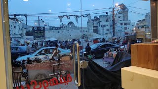 شوارع وسوق خانيونس غزة  وافتتاح أكبر مول في خانيونس أجواء رمضان علقوا الزينة
