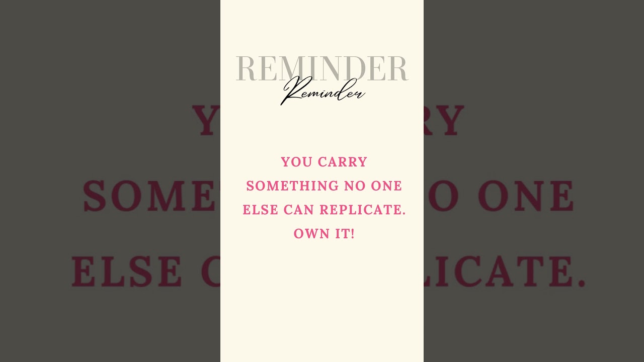 Confidence is a decision 