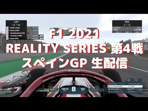 【F1 2021】F1 REALITY SERIES 第4戦 スペインGP 生配信