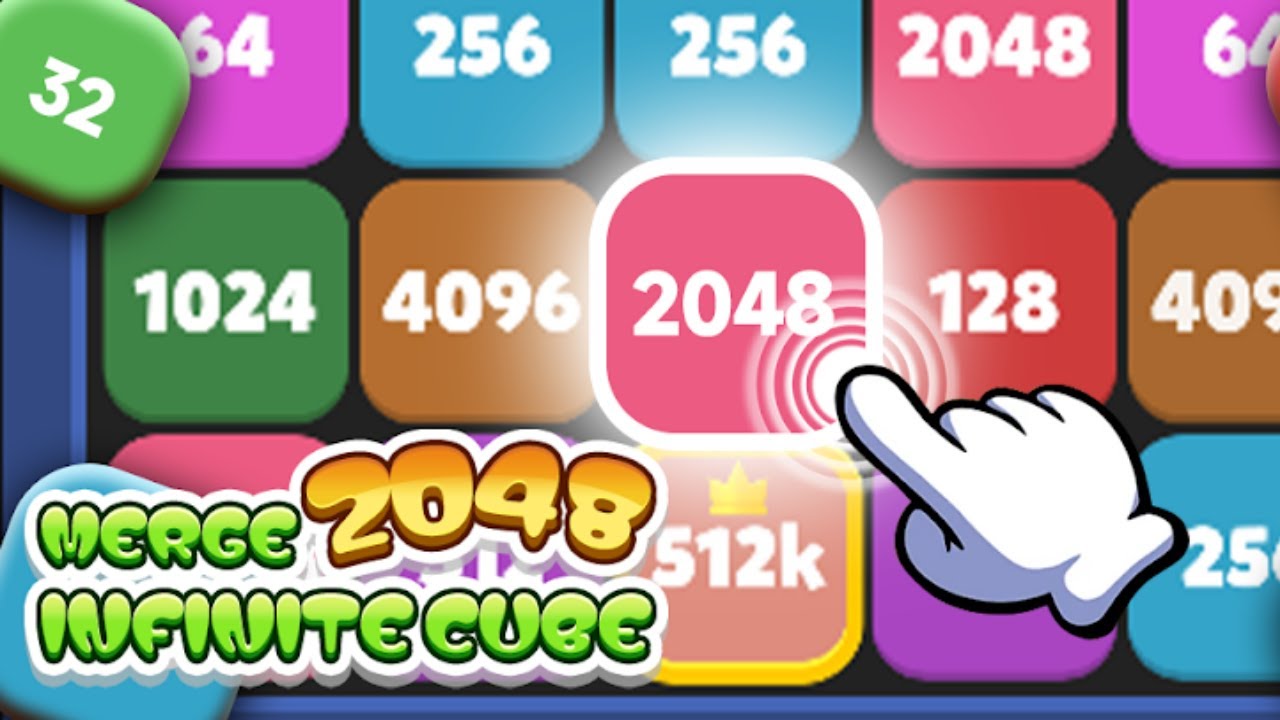 Merge 2048 Infinite Cube Game (Gameplay Android)
