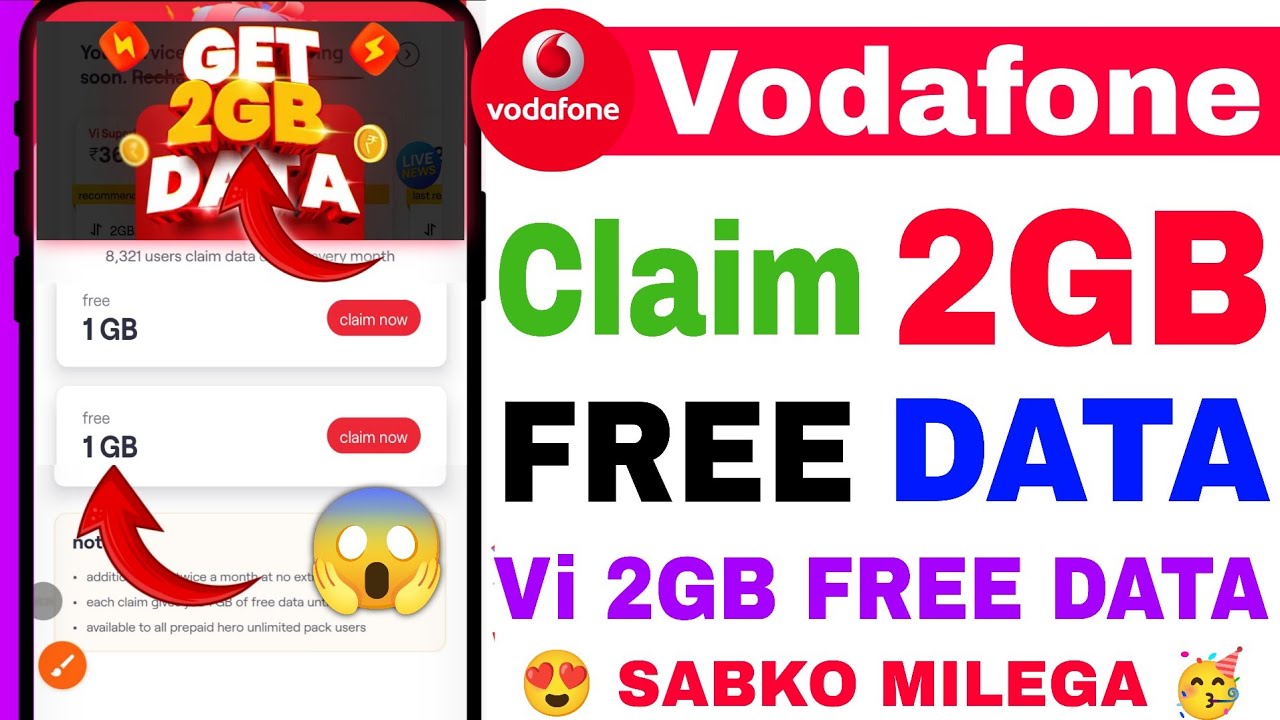 Vi’s 2GB Free Data Offer-Scam or Genius |Vi 2GB free data Claim | How To Get free 2GB data In Vi