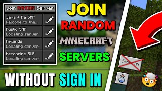 How to join random Minecraft Servers Without Signing in | Without sign in 🤯 | Minecraft pe screenshot 5