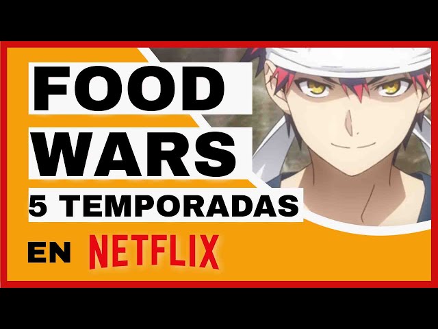  Food Wars estreia em breve na Netflix