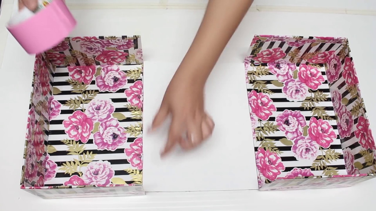 Como hacer un Maletín Organizador de Maquillaje con Cajas de Zapato, manualidades fáciles