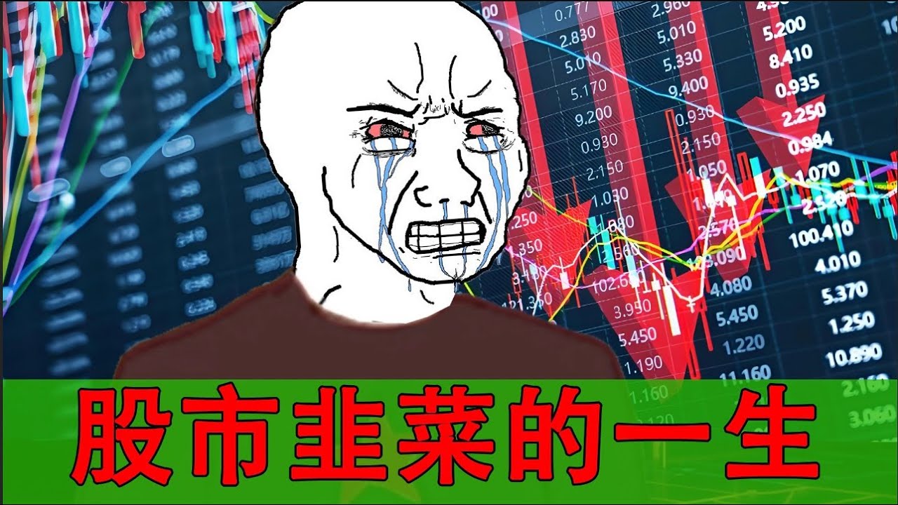 股市韭菜的一生｜猴子不是悟空｜wojak｜
