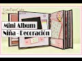 Mini Album para Niña Parte 2: Decoración | Tutorial Scrapbook | Luisa PaperCrafts