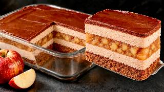 No-Bake Chocolate Mousse dessert with Apple in 10 Minutes! I Learned This Trick at a Pastry Shop! screenshot 3