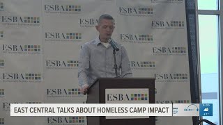 East Central businesses speak on I-90 homeless camp's impact on neighborhood