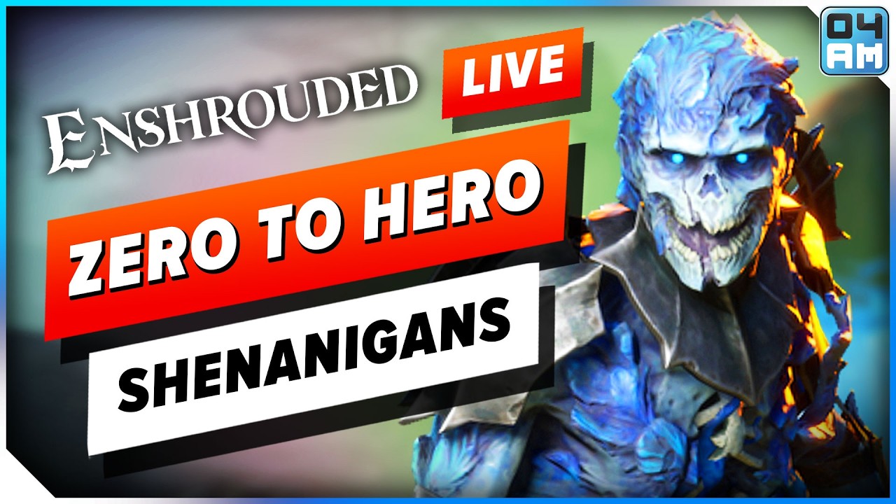 🔴Shroud SHENANIGANS! Rediscovering Enshrouded – Zero to Hero #7 (LIVE)