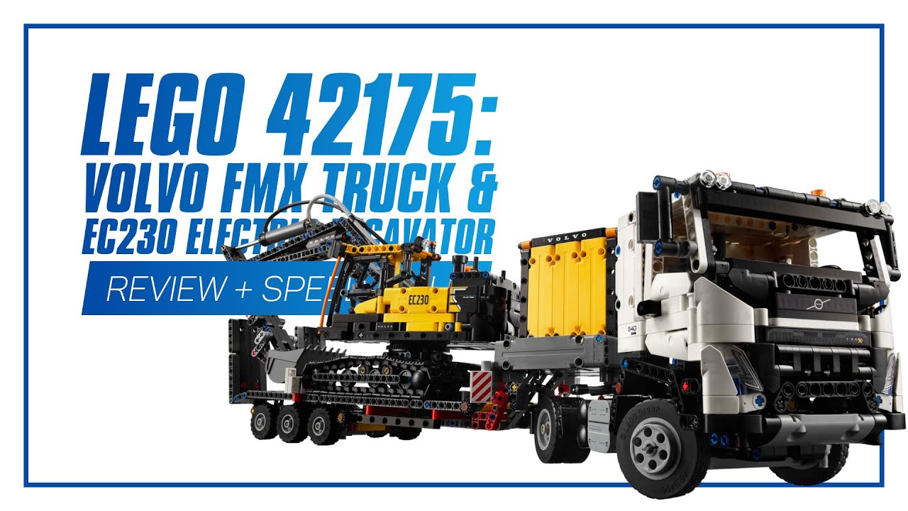 LEGO 42175 Volvo FMX Truck & EC230 Electric Excavator - IN-DEPTH