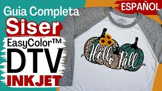 Siser EASY COLOR DTV: Tu Guía Completa | Estampado en Playeras Oscuras y Algodón Vinyl Imprimible